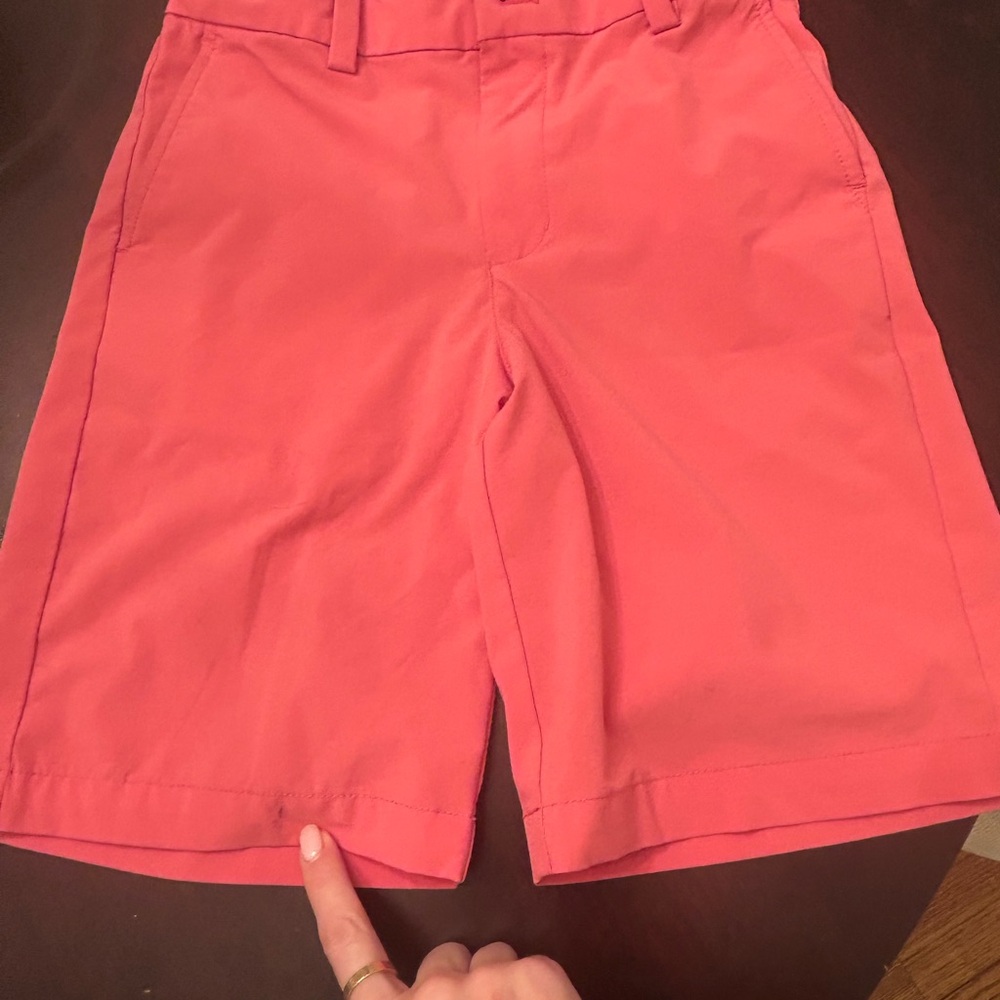 Vineyard Vines Boys Pink performance shorts